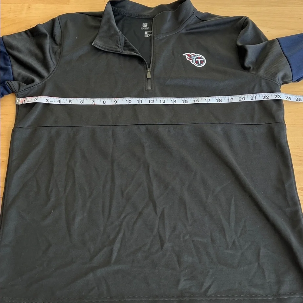 Nike Men's Tennessee Titans on field 1/4 zip pullover